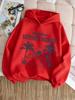 Latest American Retro Beach Sunset Print Children's Hooded Sweatshirt - Boys' and Girls' Loose Fitted Pullover Sweater