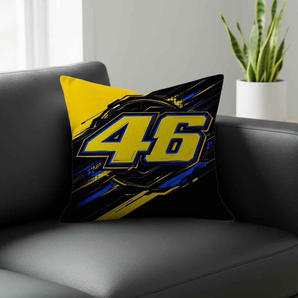 Motorsport MotoGP Cushion Cover Natural Linen Pillowcase Set AllinOne Decor for Sofa Bedroom Chair