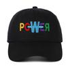 Trendy Colorful Letters Embroidered Cotton Baseball Cap - Unisex Retro Distressed Sports Hat