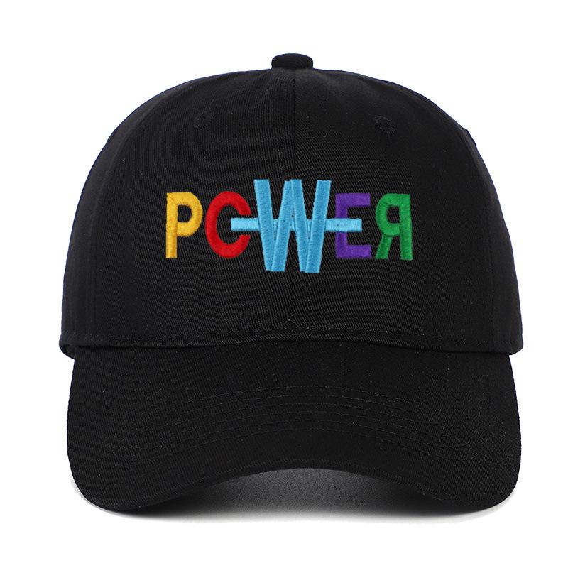 Trendy Colorful Letters Embroidered Cotton Baseball Cap - Unisex Retro Distressed Sports Hat