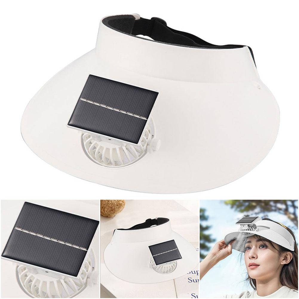 Summer Sun Hats with Fan Three Temp Settings Breathable Cooling Fan Hat for Women for Sun Protection and Outdoor
