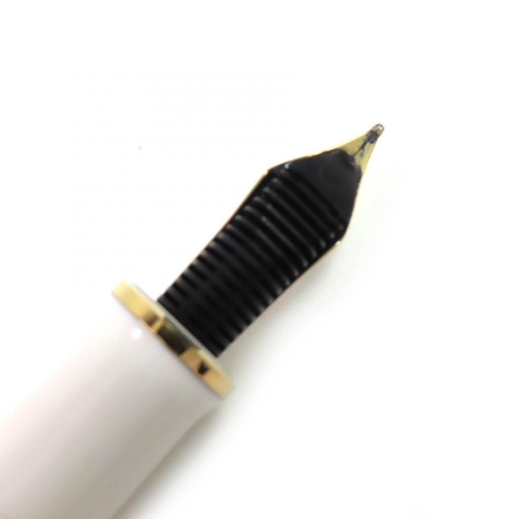 Excellent PERIKAN fountain pen Sovereign White tortoise 14K mens Used