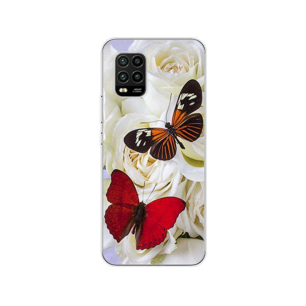 For Xiaomi Mi 10 Lite Case 6.57" Soft Silicon Tpu Cover For Xiaomi Mi 10Lite 5G Mi10Lite Phone Back Shell Bumper Funda