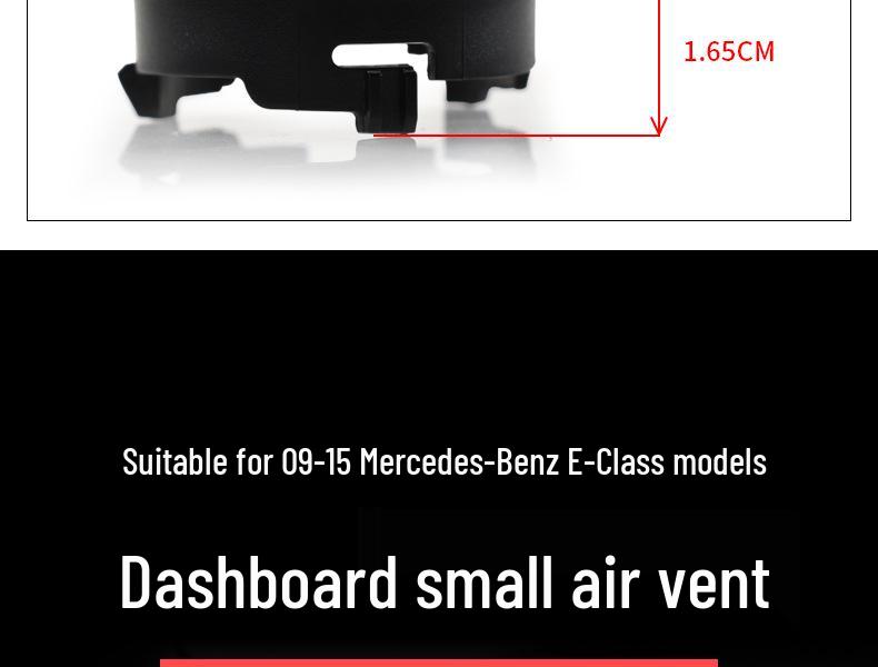 Mercedes-Benz C-Klass, E-Klass, GLC Instrumentbräda Luftventiler: W205, W212, W213 Främre instrumentpanel AC-ventiler