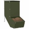 Rabbit Feeder Olive Green 12.5 X 26 X 28.5 Cm