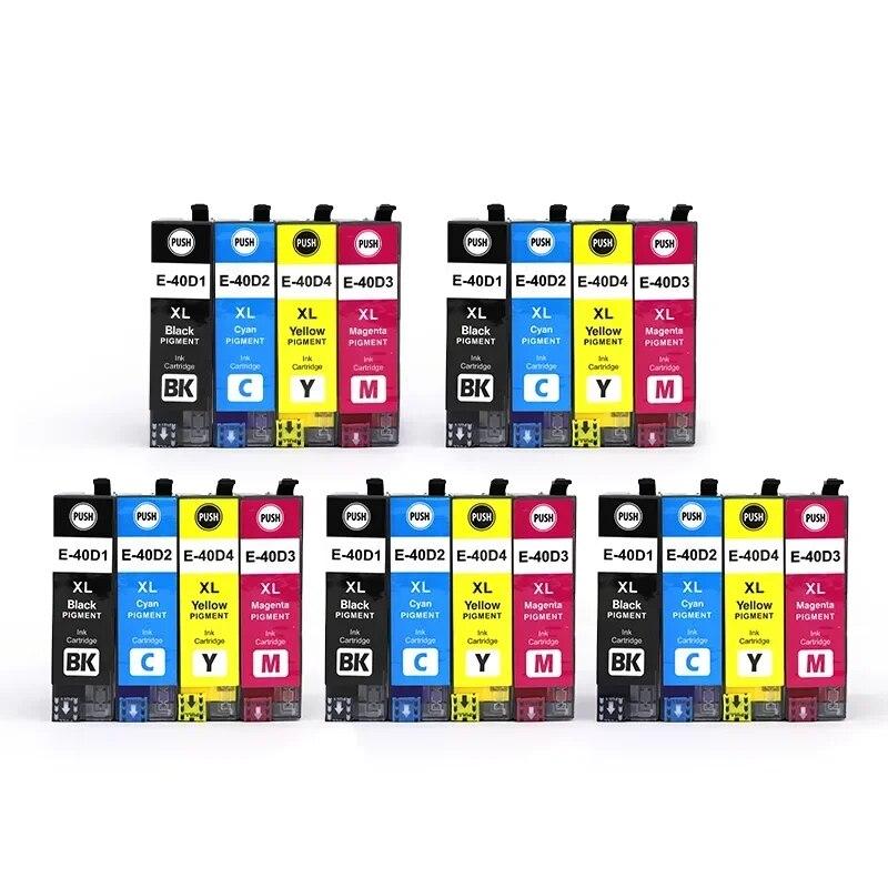 T40D Pigment Ink Compatible T40D1 T40D2 T40D3 T40D4 Ink Cartridge for Epson SureColor SC-T3100 SC-T5100 SC-T2100 Inkjet Printer