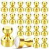 Wholesale Mini Metal Strong Neodymium Magnetic Pushpins Storage Hook Home Kitchen Fridge Whiteboard Sucker Thumbtack Wall Hanger