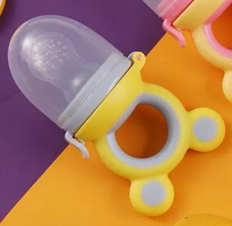 2022 Hot Selling Silicone Baby Pacifier Soft Toy Fruit and Vegetable Nutrition Supplementary Food Feeder