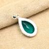 Dazzling Indicolite Gemstone 925 Sterling Silver Beautiful Handmade Jewelry Pendant For Women