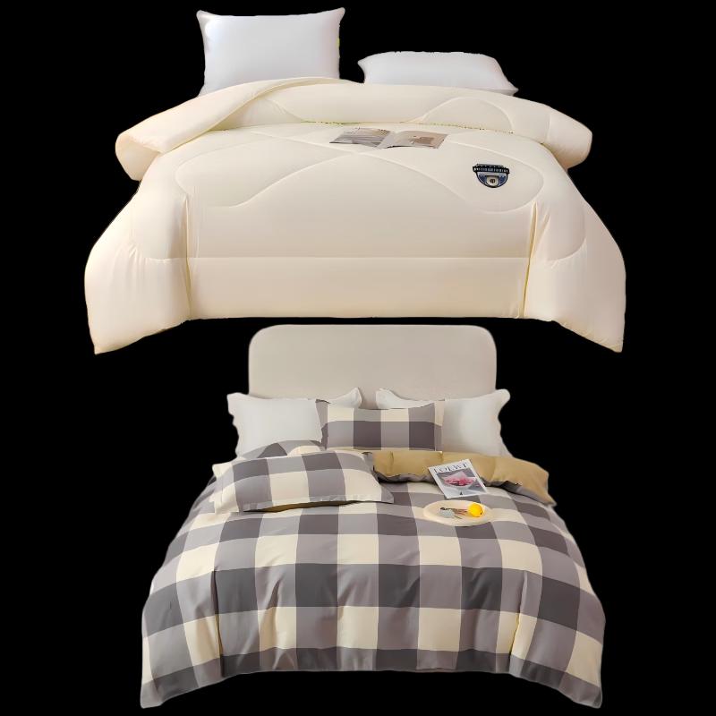 Fangwang Antibacterial Quilt with Cotton Sateen Bedding Set