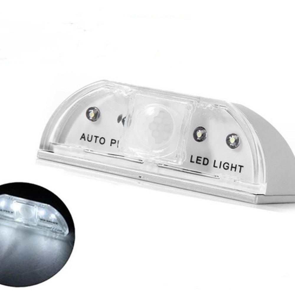 Auto Sensor Motion Detector Light 4 LED Lamp Cabinet Lights High Quality Sensor Lamp