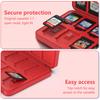GeeRic Game Card Storage Soft Case for Switch and Switch Holds 24 Micro SD and 24-Piece Box, Switch, Lite, OLED, Cards, Compact, Slim, Lightweight,