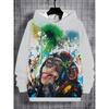 Children's Casual Cartoon Hooded Sweatshirt