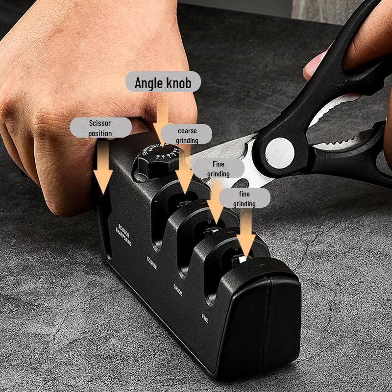 Adjustable Multifunction Diamond Knife and Scissors Sharpener
