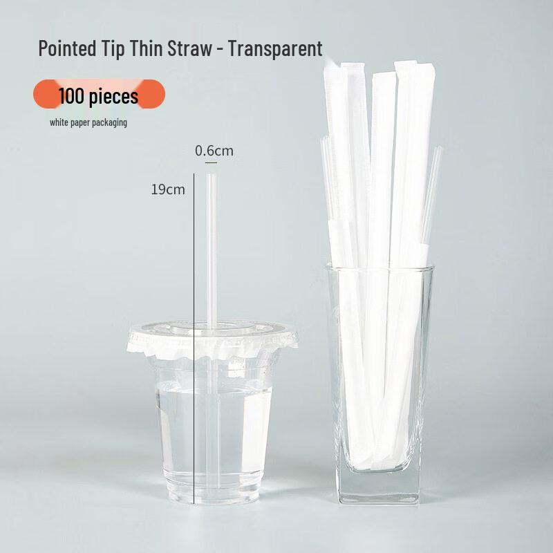 Ruhan High-Temperature Transparent Disposable Straws