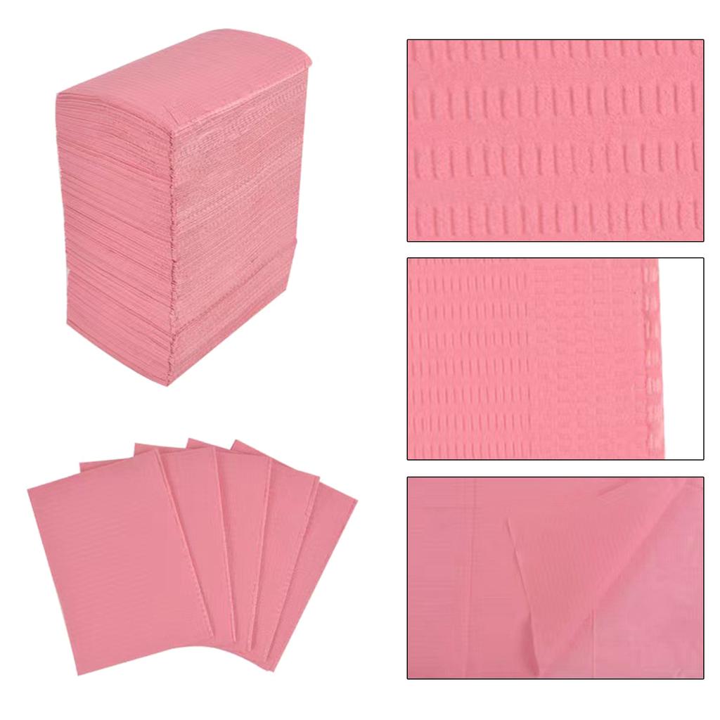 125Pcs Foldable Nail Polish Disposable Hand Cushion Holder Tablecloth Lint Paper Pad Manicure Tools Nails Art Hand Mat