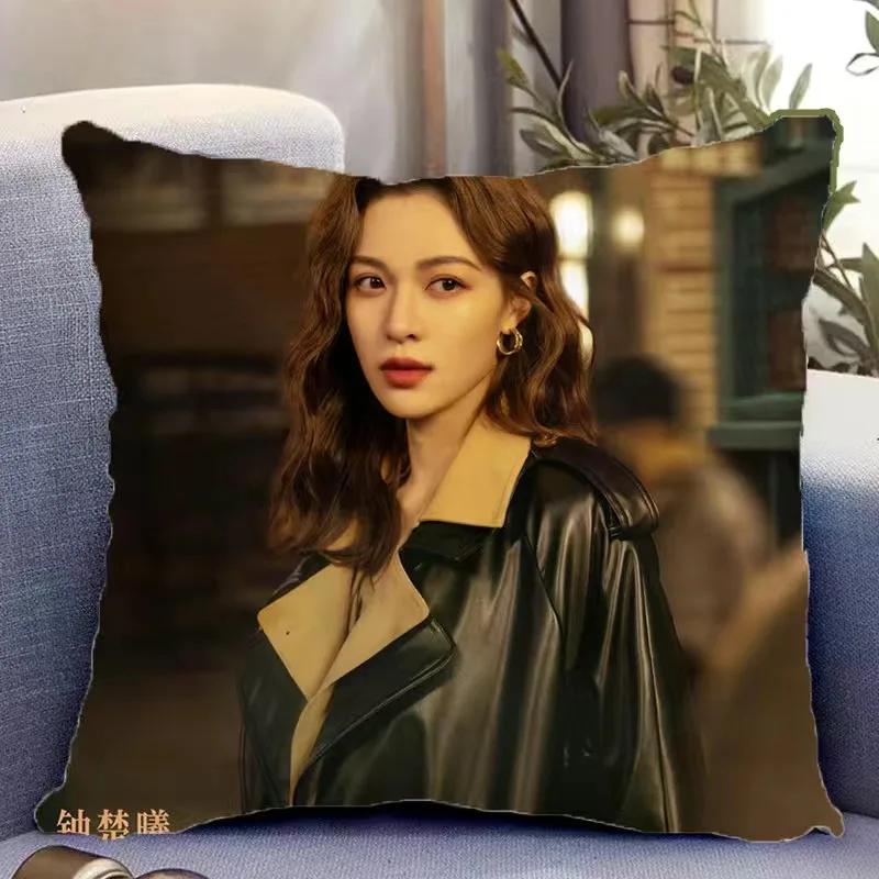 Gong Jun Zhong Chuxi Wu Xuanyi Double-Sided Printed Pillowcase Tv Rising With The Wind Drama Stills Home Car Decor Cushion Cover