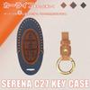 XIKER Nissan Serena C27 Series Exclusive Leather Smart Key Case, 4 Buttons, Fashionable Goods,