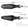1 Pair Turning Indicators Blinker Motorbike Modification Accessories Running Indicator Lamp Motorcycle Turn Signals Lamp