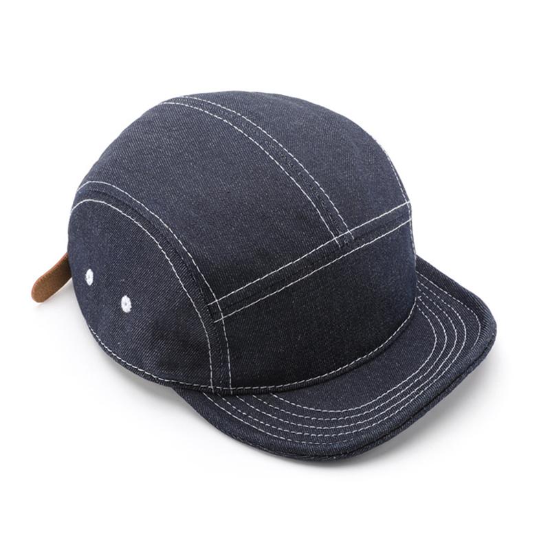 

Denim Short Soft Brim Baseball Cap Big Size Cotton Adjustable Dad Caps 5 Panels Snapback Hat Hats Outdoor Summer Sunshade Cool Adjustable&Adult тёмно-синий