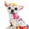 Colorful Chihuahua Sculpture: Modern Dog Figurine for Home Display