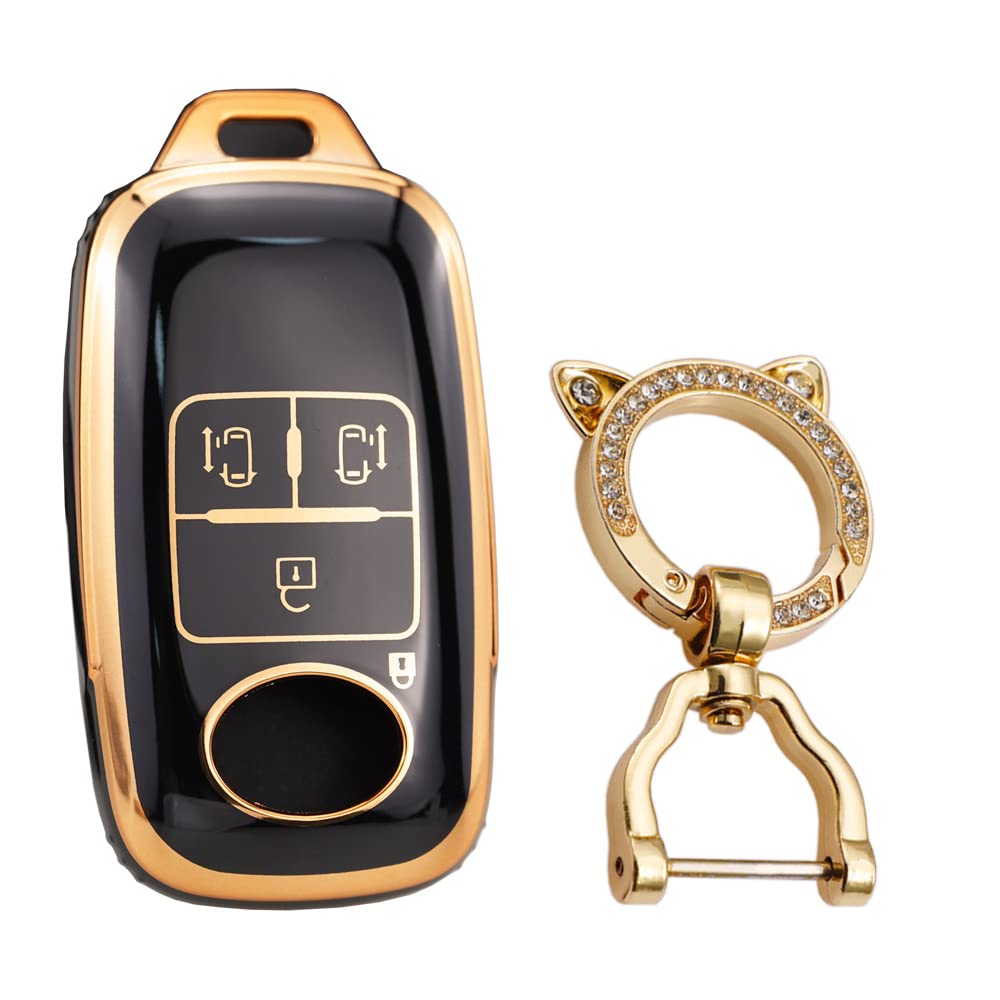 KUNIO Daihatsu Silicone Key Case, Key Holder, Key Cover, Stylish, Flexible, Daihatsu Toyota, Rumi,