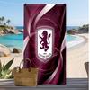 Asciugamano da Spiaggia con Stampa Calcio Aston Villa, Asciugamano Grande Morbido ad Asciugatura Rapida per Spiaggia Campeggio Nuoto