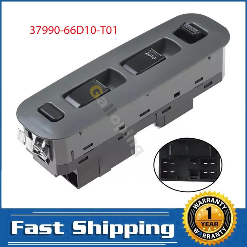 Front Left Electric Power Master Window Switch Control Regulator Button for Suzuki Grand Vitara XL-7 1999 - 2006 37990-66D10-T01