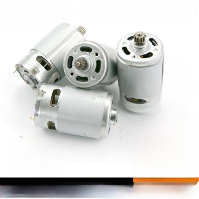 RS550 DC Motor for Lithium Battery Drill/Screwdriver (10.8V-25V, 9 or 12 Teeth)