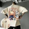 2026 Demon Slayer Mens and Womens Summer Tshirt New Anime Inosuke Printed Harajuku Large Casual Loose Y2K Parent Child Top