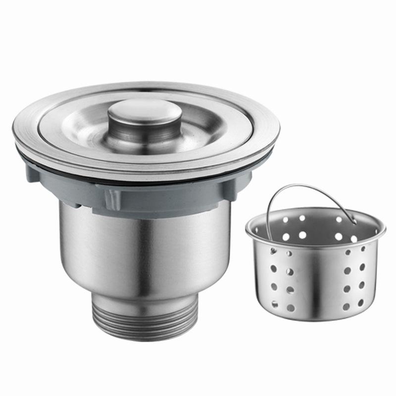 Stainless Steel Kitchen Sink Drainage Set with Leakproof Stopper (110)