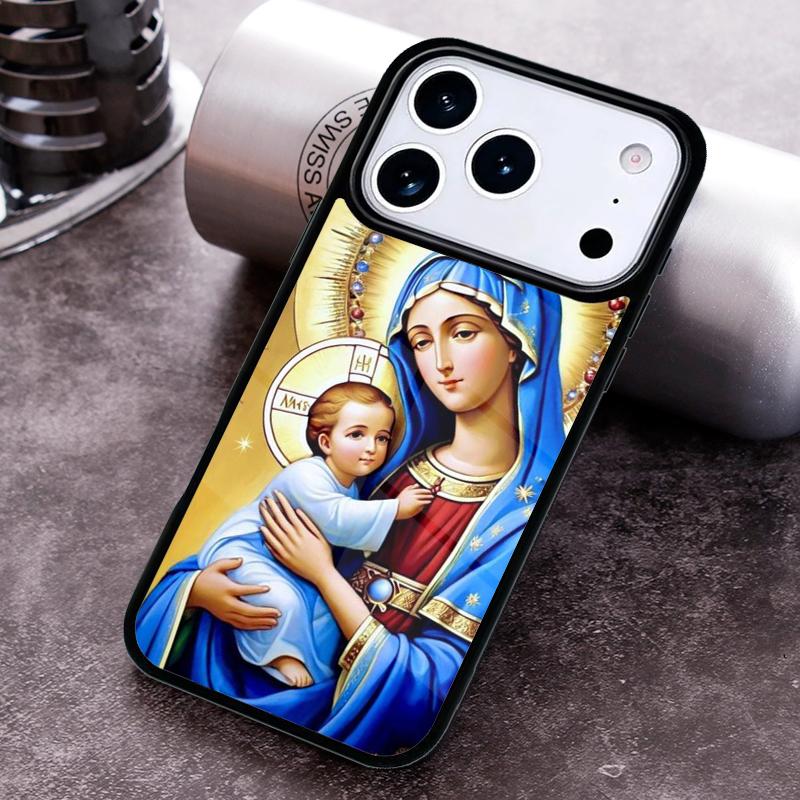 New Virgin De Guadalupe Phone Case for iPhone 17 16 15 Pro Max Air 14 13 12 11 Plus Shockproof Capa Cover