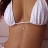 Women Crossover Star Harness Bikini Body Belly Waist Necklace Chain Jewelry