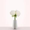 Artificial Flower Peony Fake Peony Artificial Peony Silk Peony Wedding Bouquet(White)
