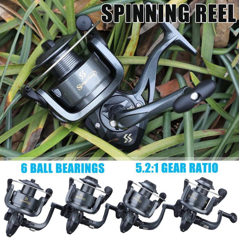 Carp Fishing Reel 1000-3000 Fishing Reel with Fishing Line Fishing Lures and Fishing Accessorie for Outdoor Sports Fishing Tools