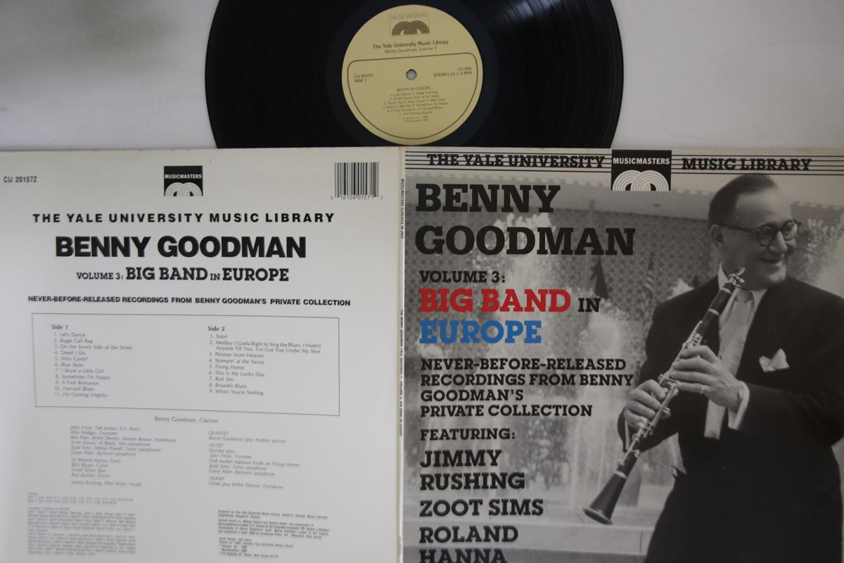

LP Record BENNY GOODMAN - Benny Goodman Yale Archives: Volume CIJ20157Z MUSICMASTERS 1989 US Jazz Used
