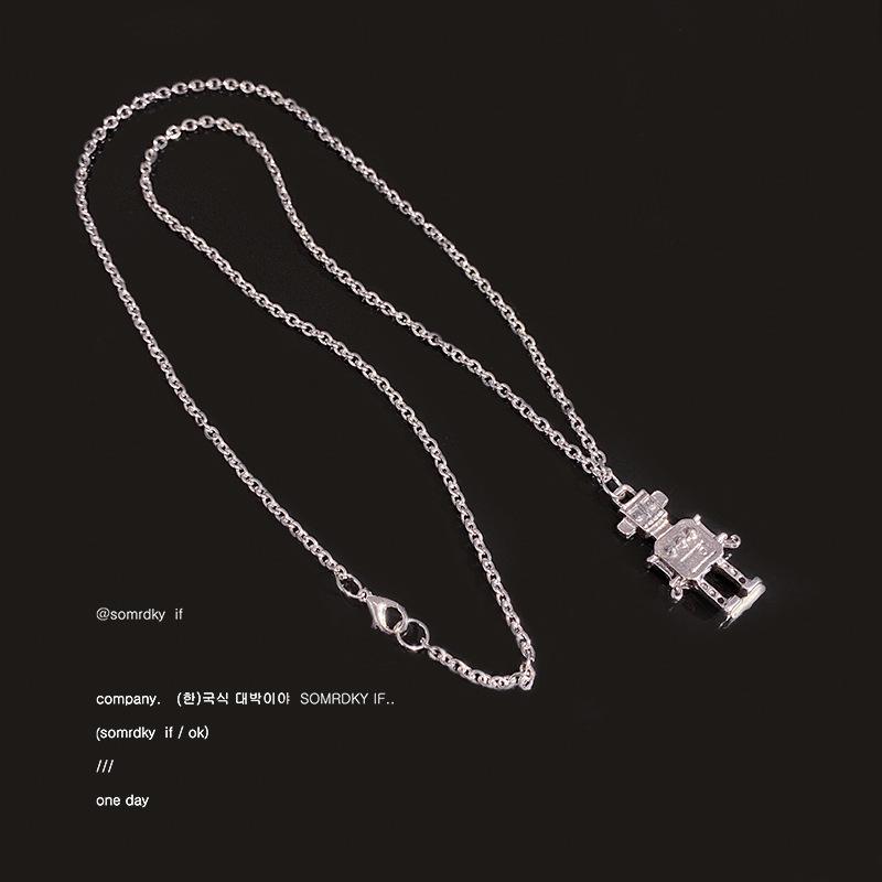 

Корейское хип-хоп ожерелье: Трендовая унисекс цепочка для свитера, винтажные аксессуары 2024