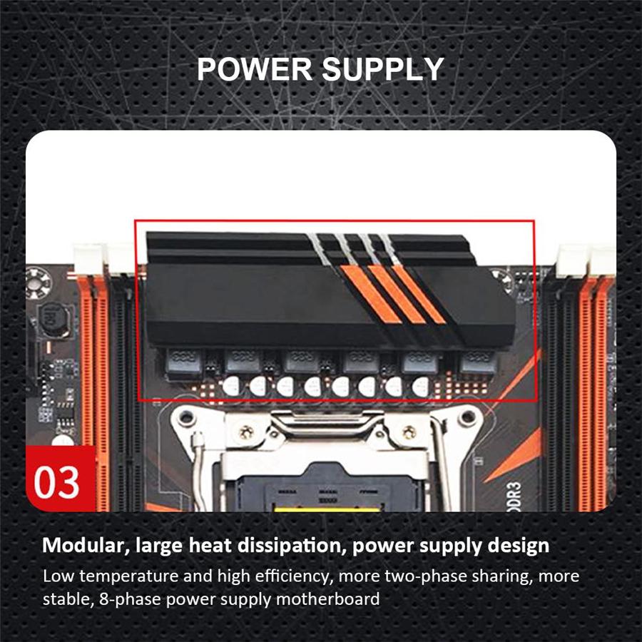 X99 D3 Four-Channel Memory Slot Cpu Support Gigabit Network Card