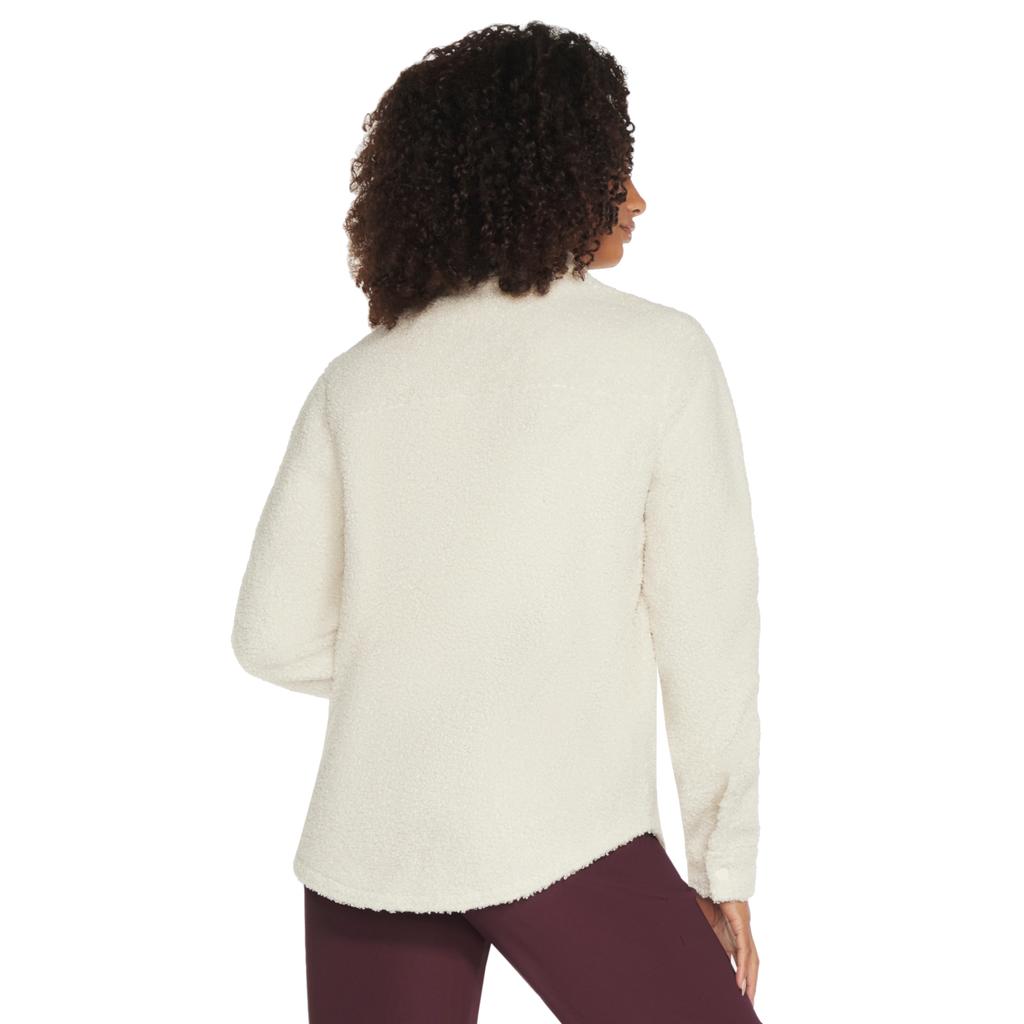 Skechers Sherpa Jacket, Womens Beige Jacket