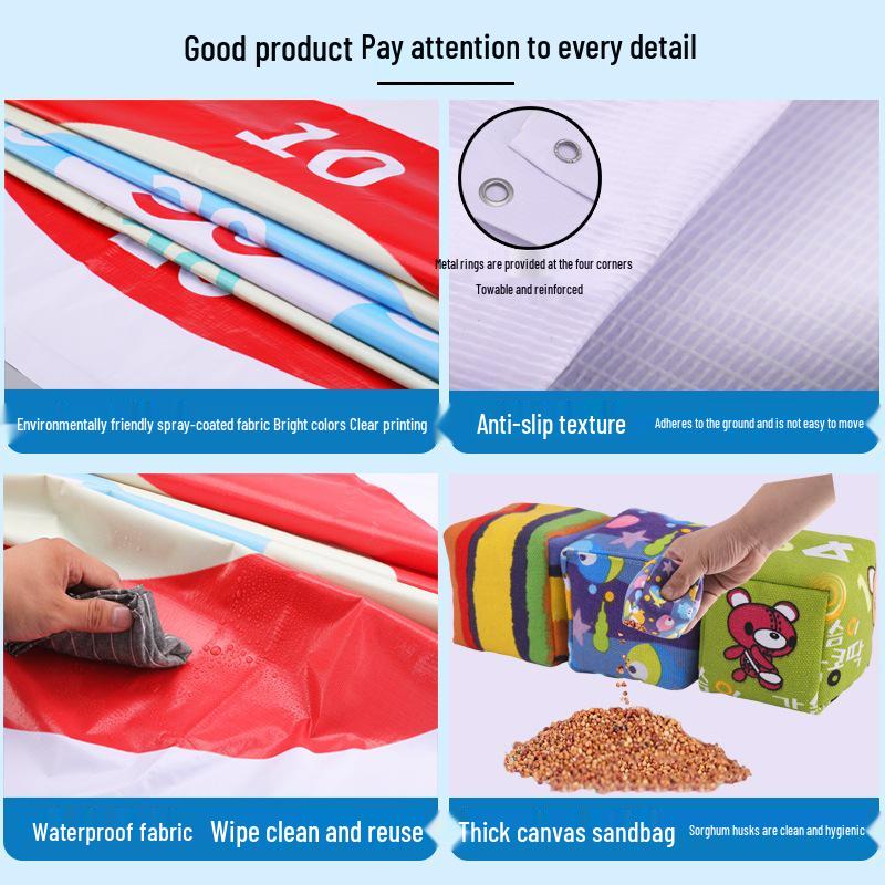 Sandbag Toss Target Board for Team Building and Outdoor Games | Children's Throwing Sandbag Toys