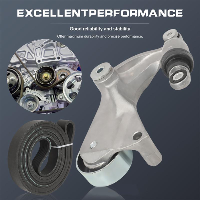 A75E-Belt Tensioner Assembly Drive Belt Tensioner Kit 31170-RWK-015 For Honda Civic 1.8L 31170-RWK-025 серебряный