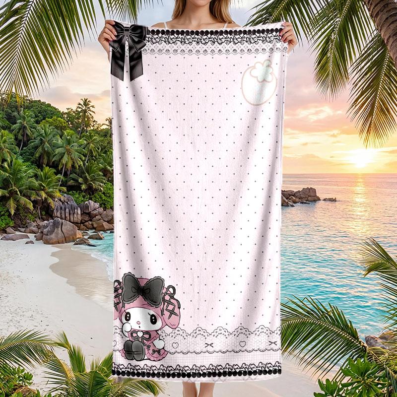 Large Beach Towel Quick Dry Absorbent Towel For Beach IndoorMy Melody