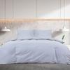 VidaXL Ensemble de housse de couette Gris 200x200 cm Coton136095