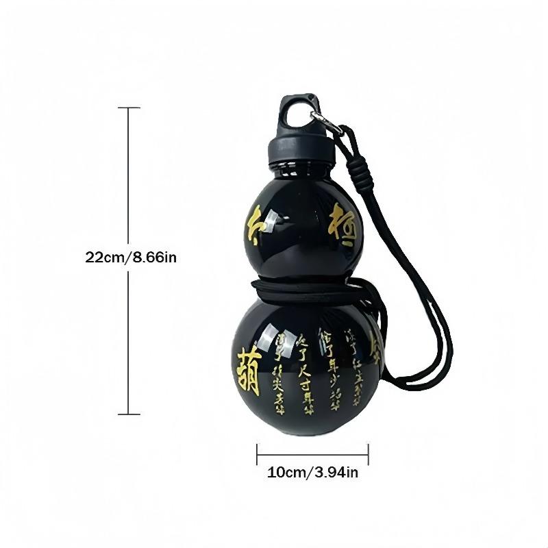 1PC 750ml Gourd Water Bottle Large Capacity Gourd Kettle Chinese Style Leakproof Water Jug for School Sport Water Kettle