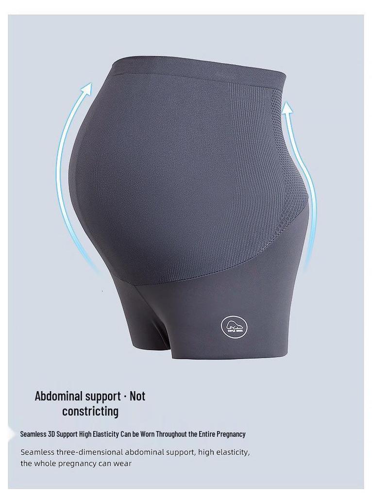 Maternity Shark Leggings: Spring/Fall & Winter-Ready, Non-Restrictive Yoga Pants with Velvet, Perfect for Petite Sizes.