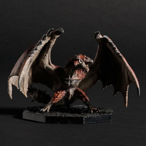 CAPCOM Monster Hunter FIGURE BUILDER CUBE MONSTER HUNTER Rathalos, Approximately H104 X W145 X D102mm, Made of PVC and ABS
