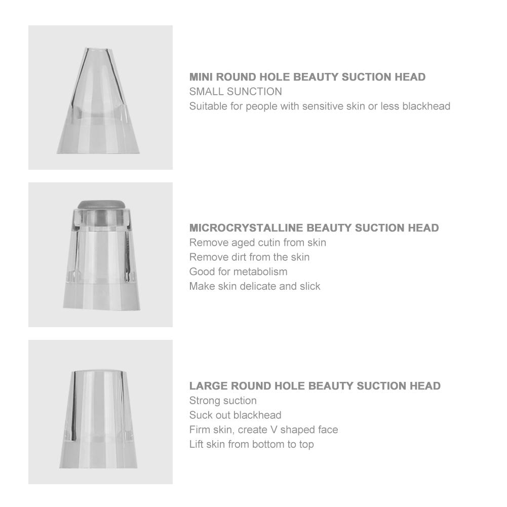 Professional Household Blackhead Removal Vacuum Suction Instrument Face Pore Cleaner