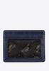 Wittchen Men's Leather Wallet, Diagonal Cut, Navy Blue, Natural Leather