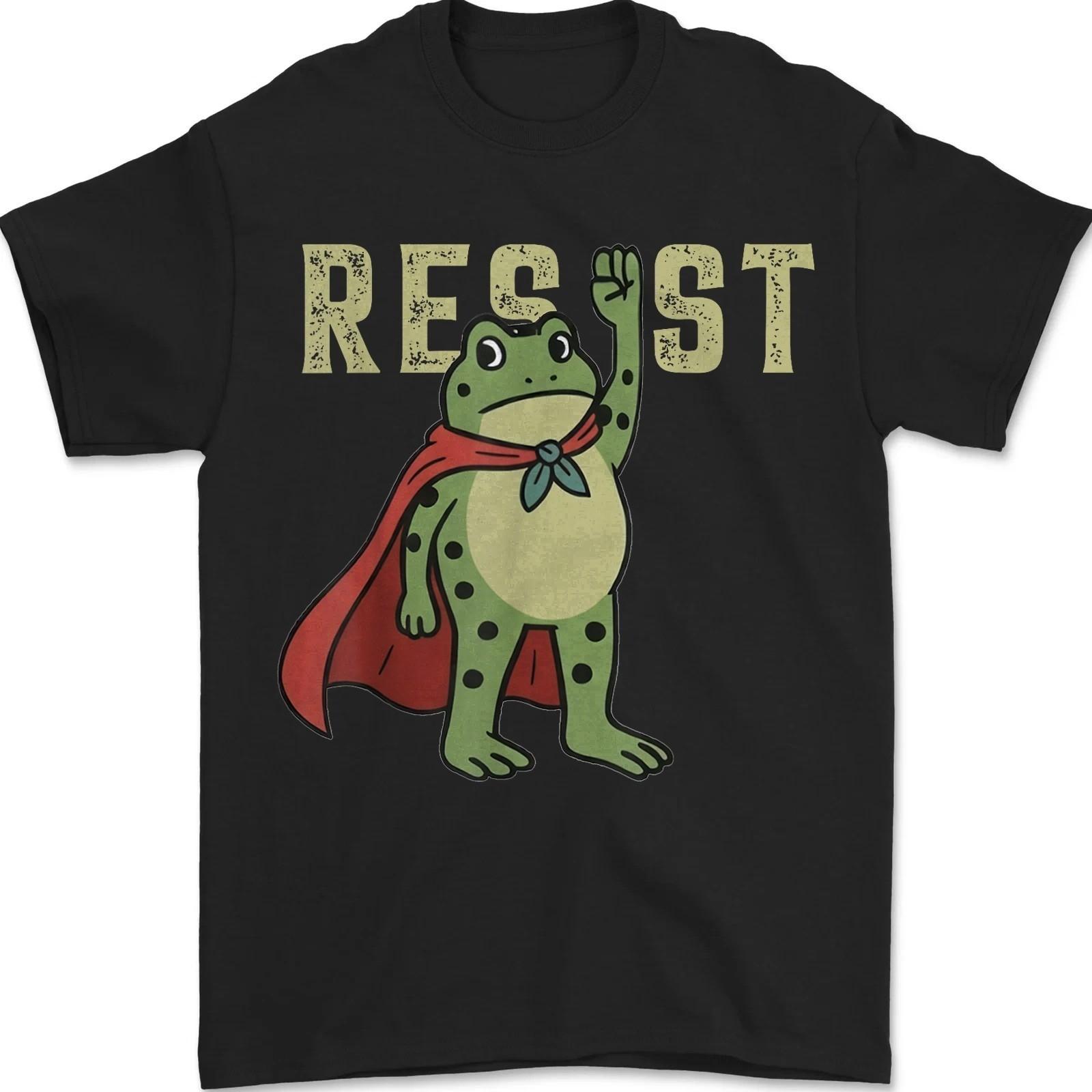 Portland Frog Resist Frog Protest For Men Women Unisex T-Shirt XXXL