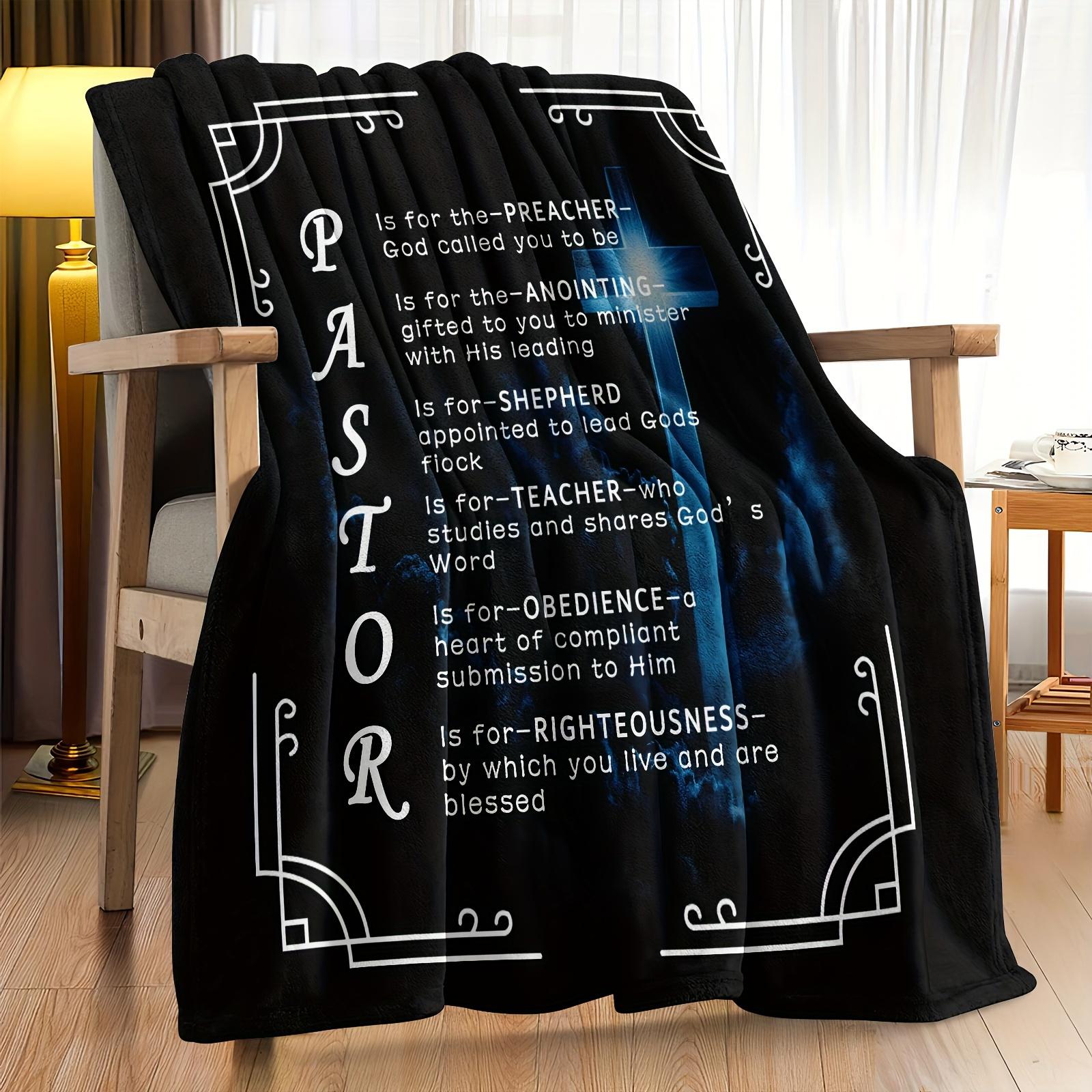 1 piece, Men s Pastor Appreciation Gift, Blanket, Christmas Appreciation Gift, Pastor Appreciation Day, Birthday, Father s Day C 70x100cm